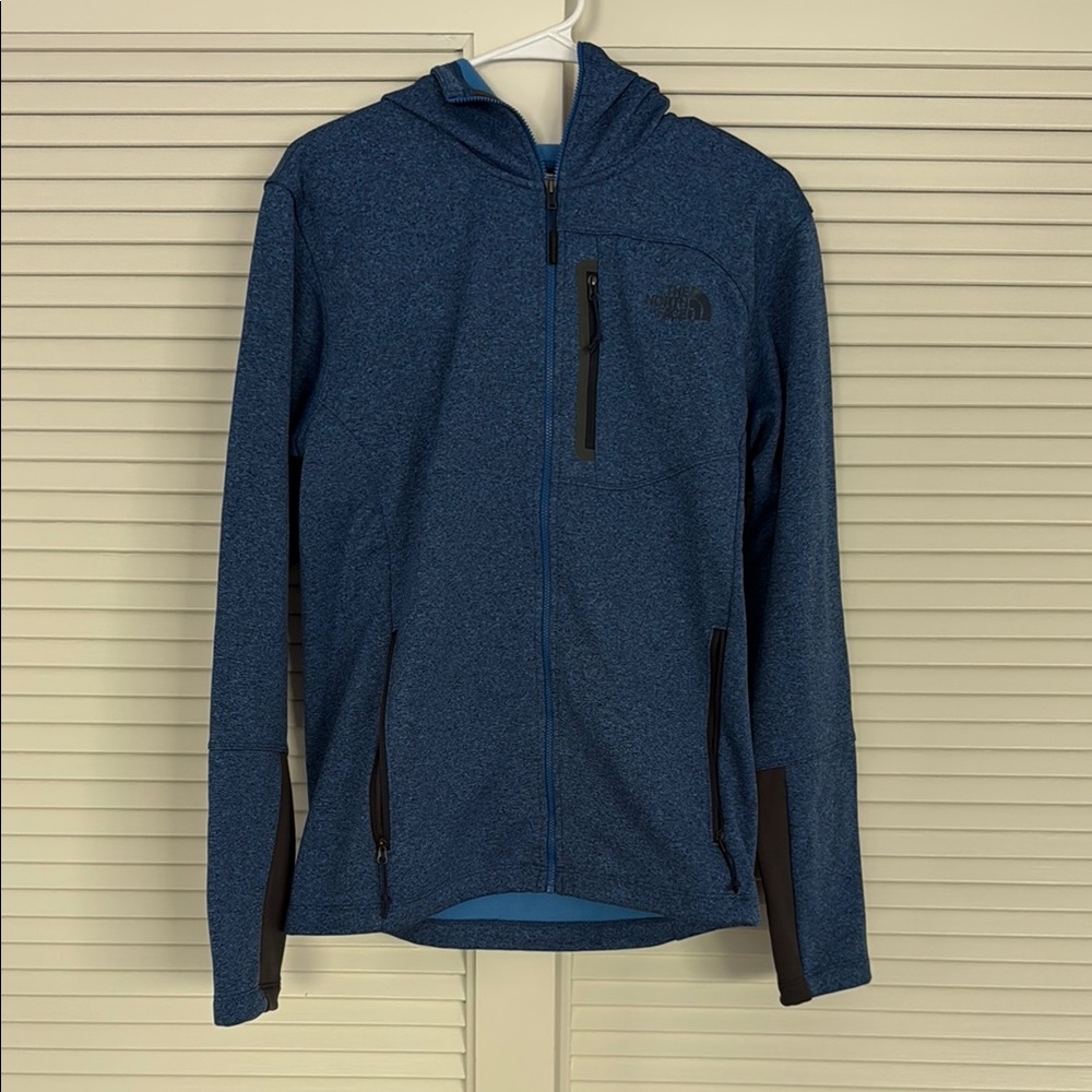 The North Face Blue Performance Jacket with Hood